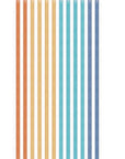 Strandtuch Streifen bunt, 100x180 cm