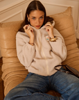 Teddyjacke beige
