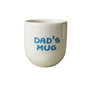 Tasse DAD'S MUG weiss-blau, 8x8x8 cm