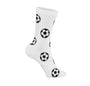 Socken Fussball weiss-schwarz