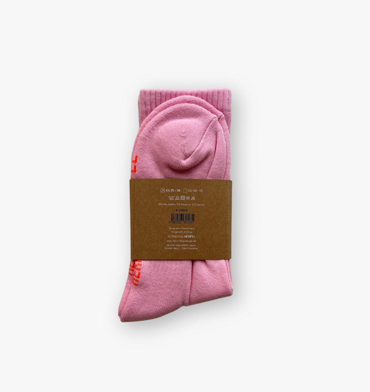 Damensocken WOW MOM rosa-rot