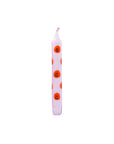 Kerze Smile orange, 19cm hoch