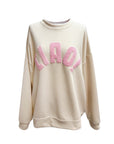 Sweater CIAO beige-rosa, One Size