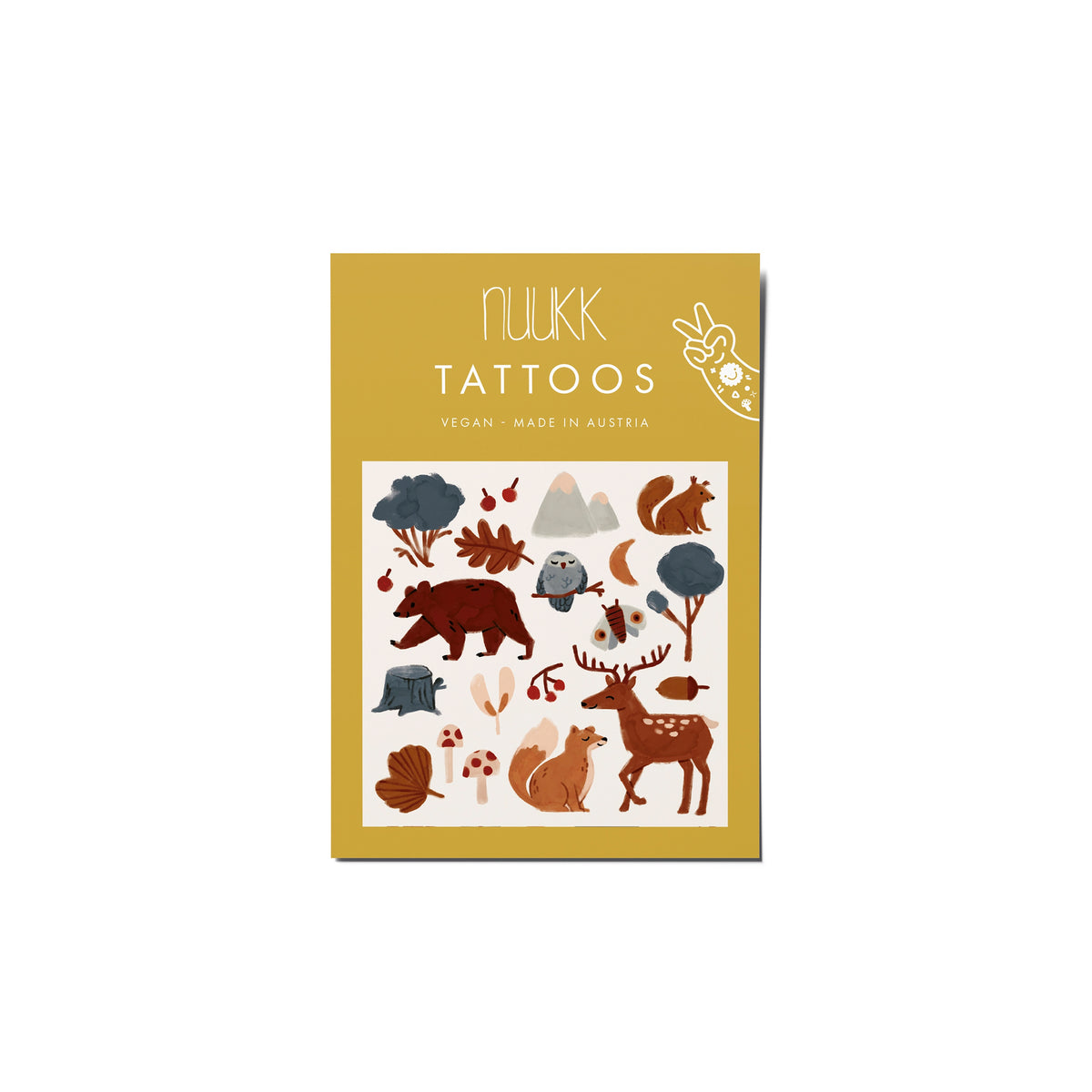 Kindertattoos Waldtiere