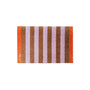 Bodenmatte gestreift rot-braun-lila, 75x50 cm