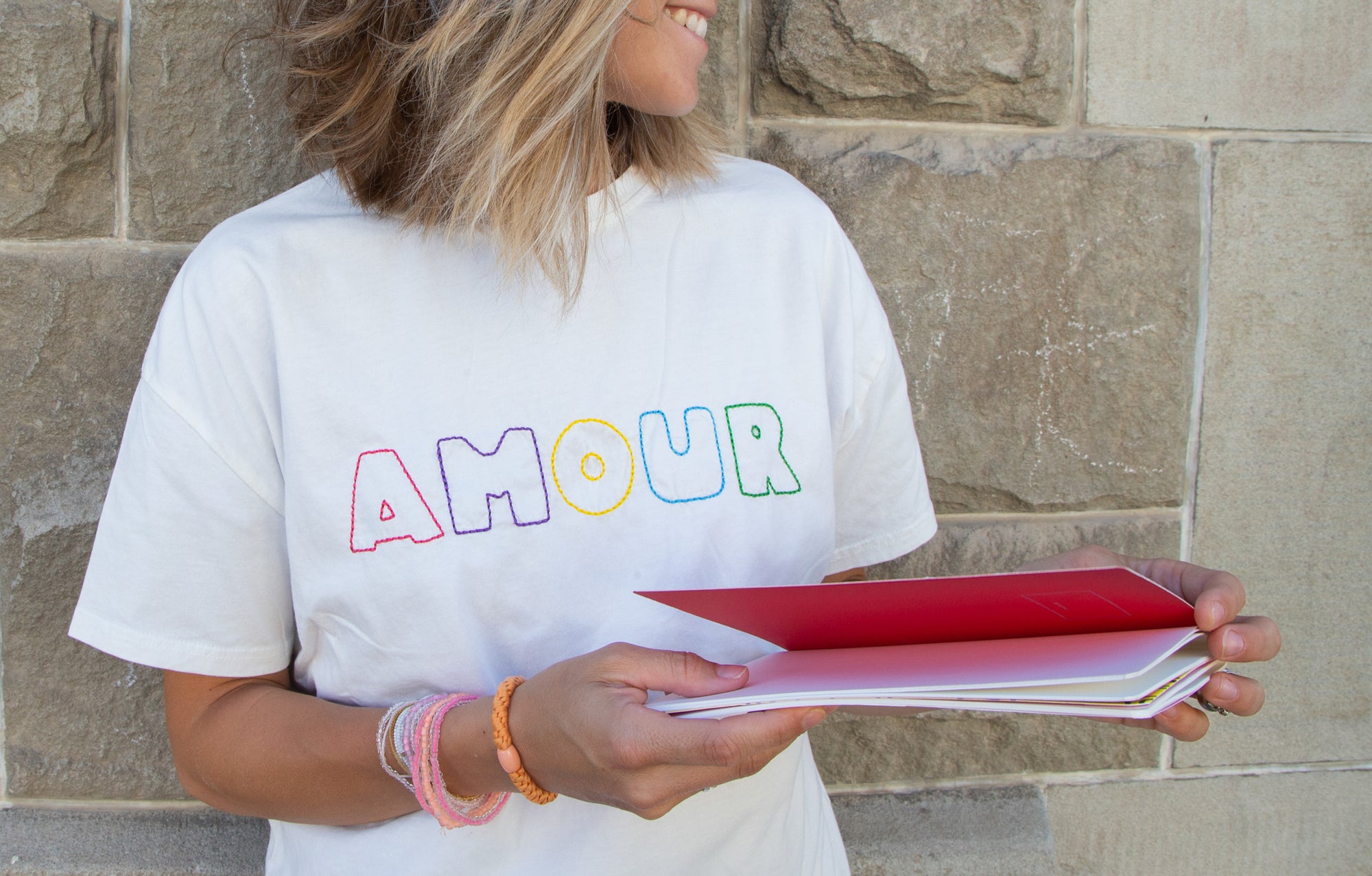 T-Shirt AMOUR weiss
