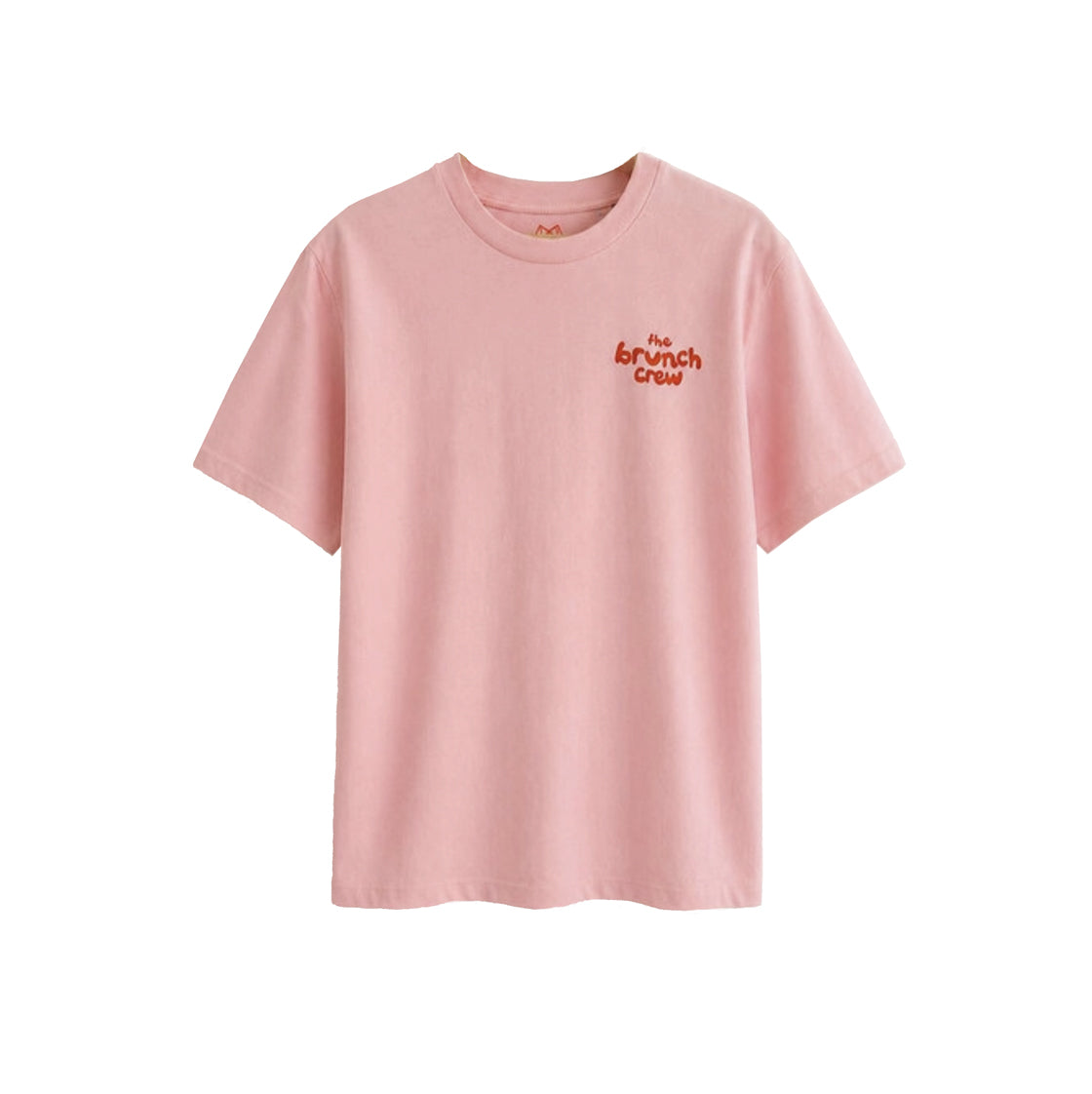 T-Shirt The Brunch Crew, bubble pink