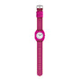 Armbanduhr Streifen orange-lila