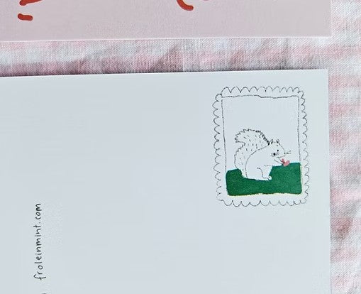 Postkarte - Zeitblind