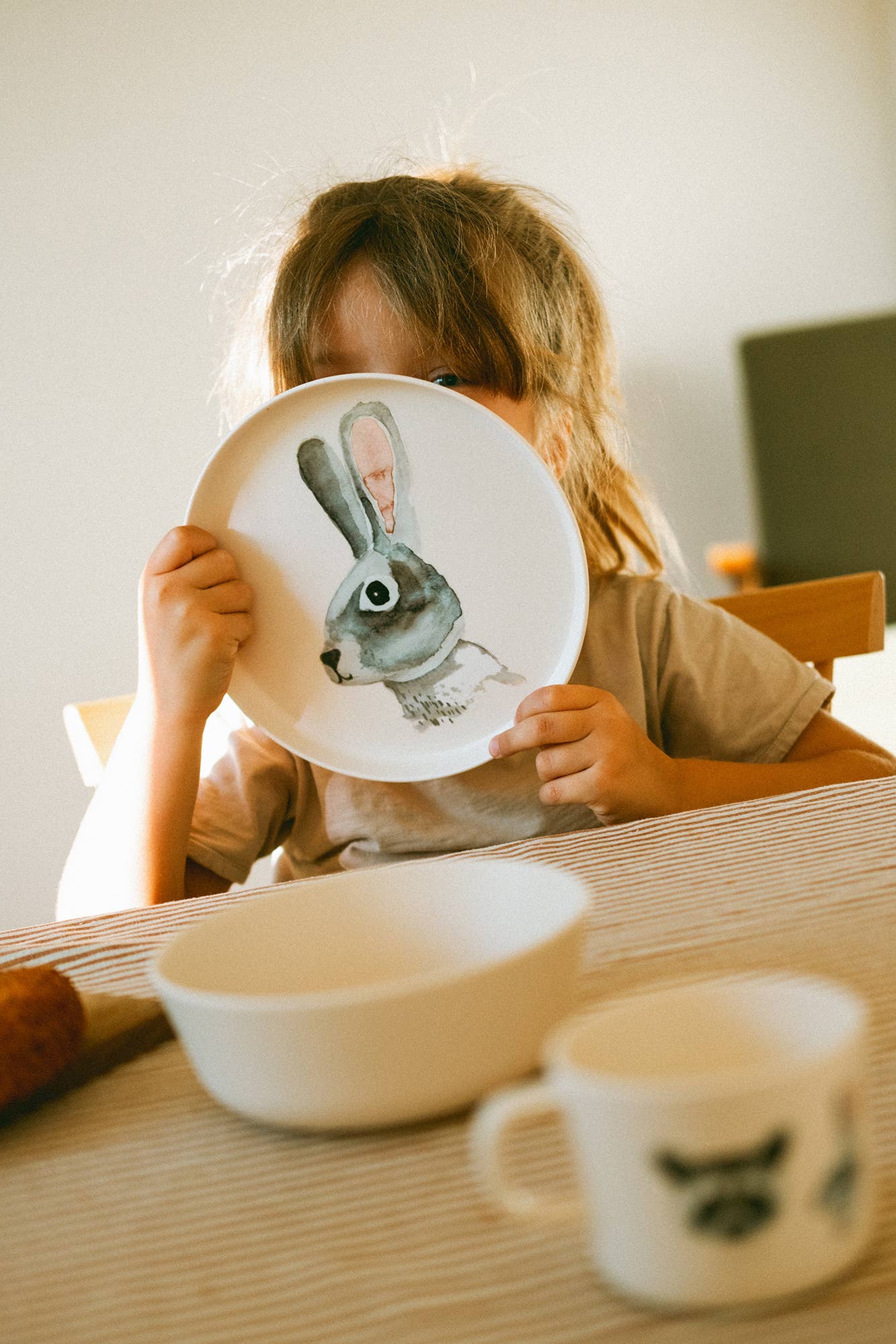 Kinderteller Hase