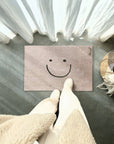 Bodenmatte Smile beige, 75x50 cm