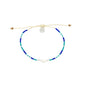 Perlenarmband Mauna Loa. blau