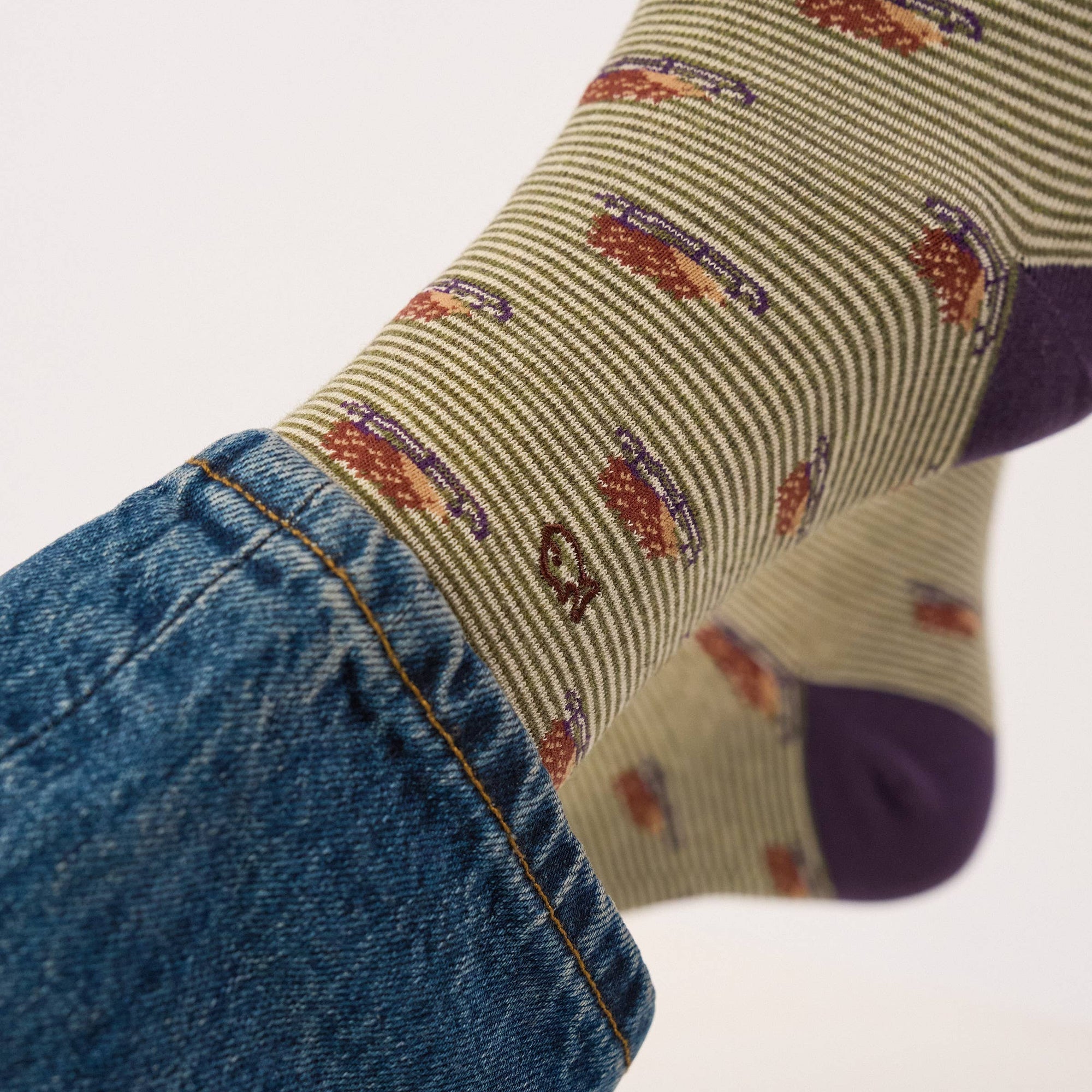 Socken IGEL braun/beige, One Size 41-46