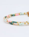 Perlenarmband Kemboja, pastell