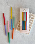 Slim Pens Vierer-Set, Duo-Ton Regenbogen