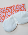 Augenkissen orange-pink