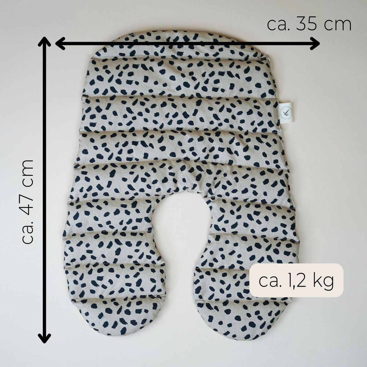 Nackenkissen mit Dinkelfüllung, Dots Coffee