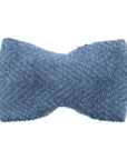 Stirnband Fischgratmuster blau-hellblau