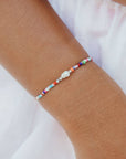 Perlenarmband Matira bunt