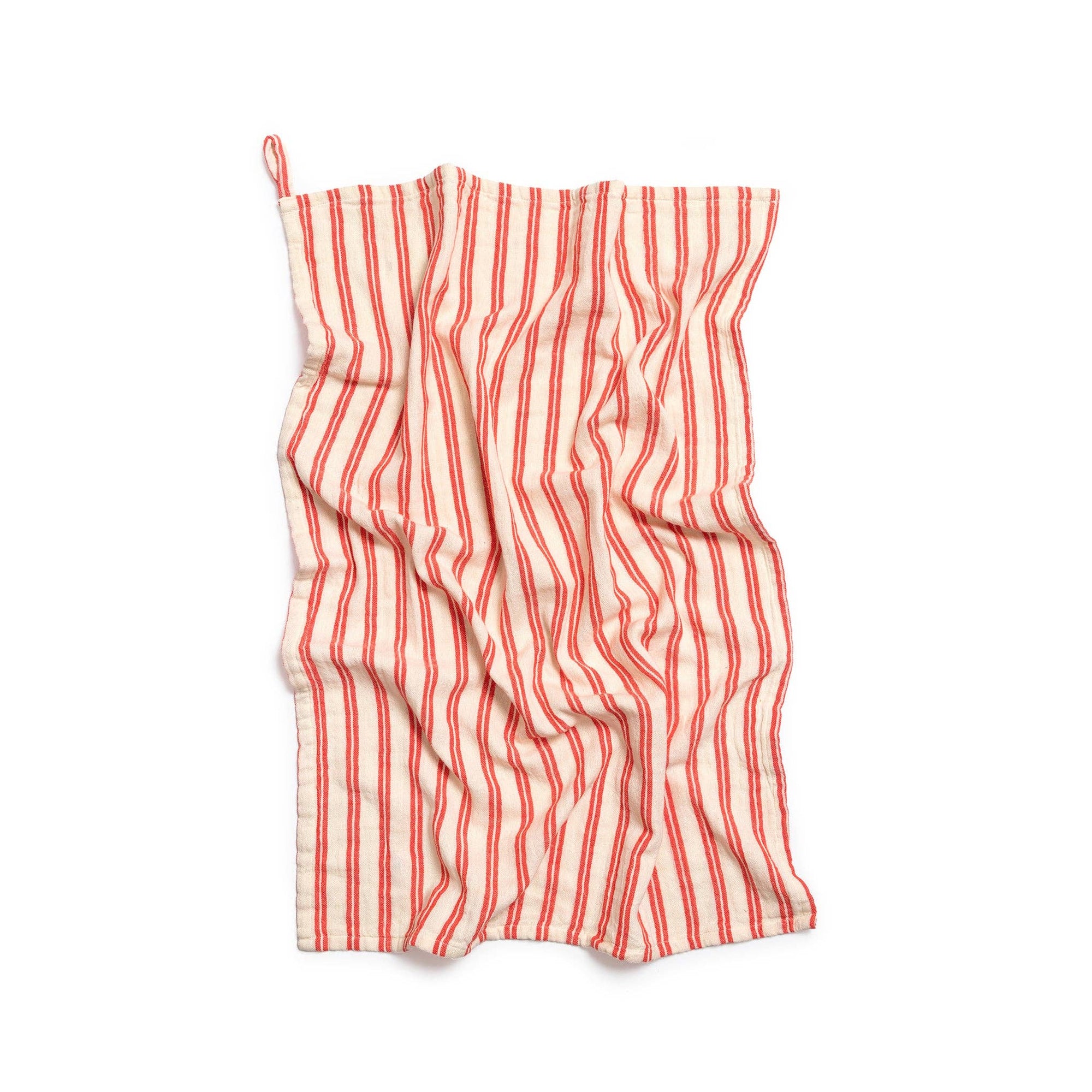 Geschirrtuch roter Streifen, 50x70 cm
