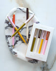 kleine Kugelschreiber Vierer-Set, bunt
