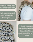 Nackenkissen mit Dinkelfüllung, Dots Coffee