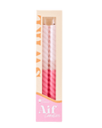 LED-Spiralkerze Amour Toujours - 2er-Set, 25cm hoch