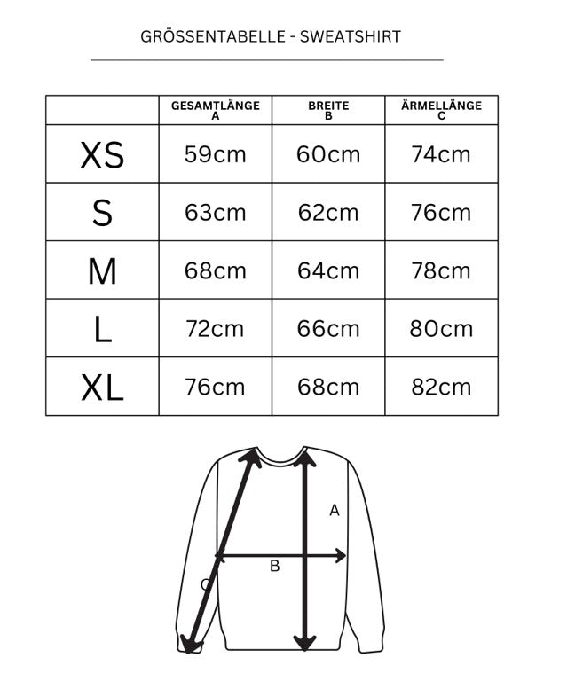 Sweatshirt YOGA creme - NUR AUF VORBESTELLUNG
