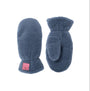 Teddy-Fäustlinge blau, One Size