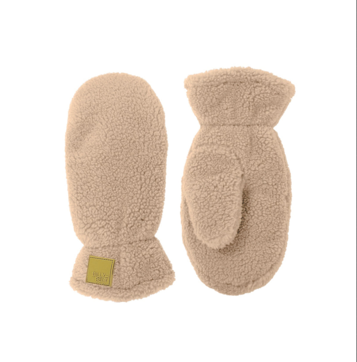 Teddy-Fäustlinge natur, One Size