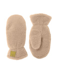 Teddy-Fäustlinge natur, One Size