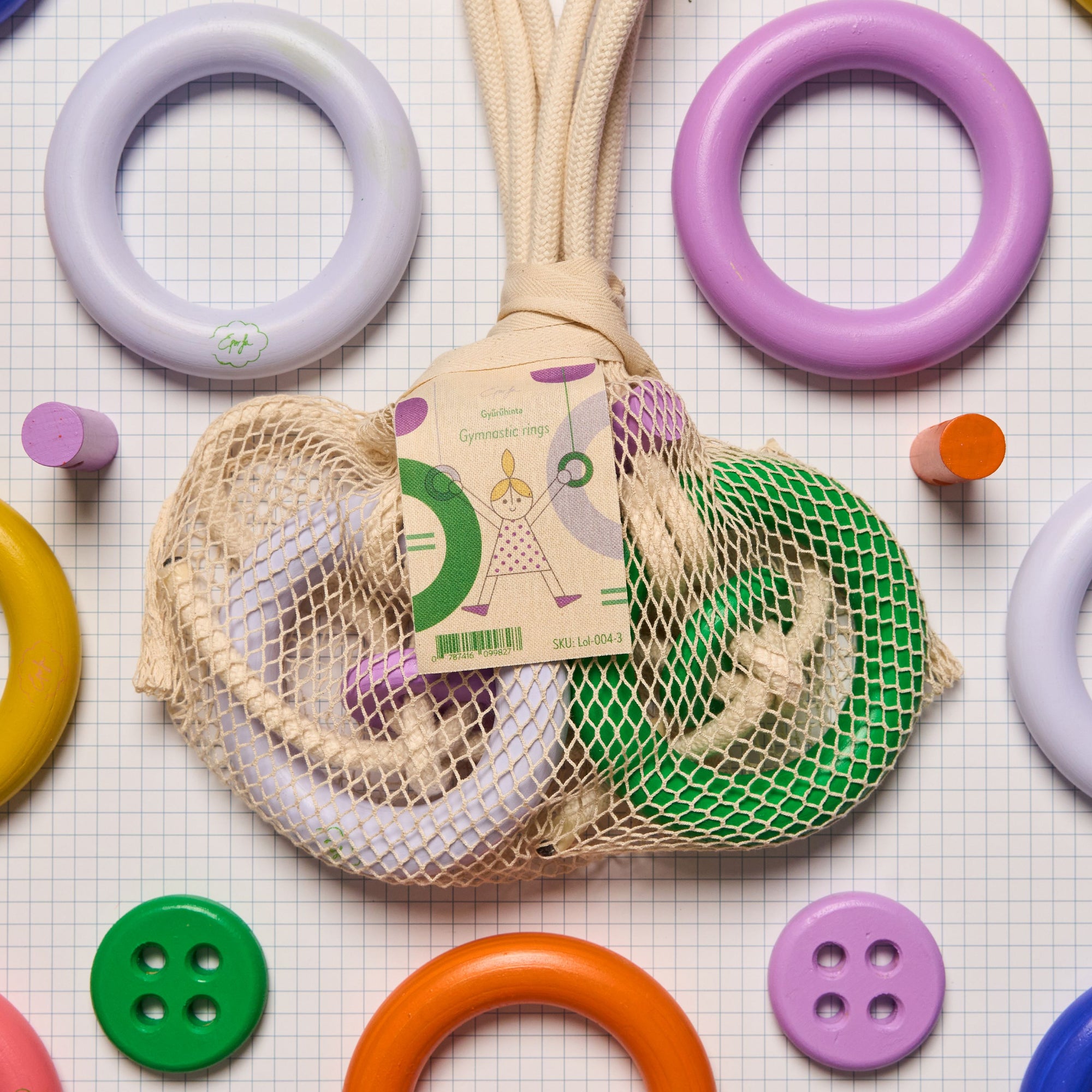 Gymnastik Ringe bunt