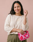 Tasche Leo pink, 19 x 13 cm