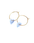 Ohrringe Lume Charms - Herz neonblau