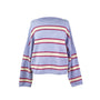 Strickpullover gestreift lavendel