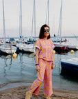 Boxy T-Shirt BANANE rosa - NUR AUF VORBESTELLUNG