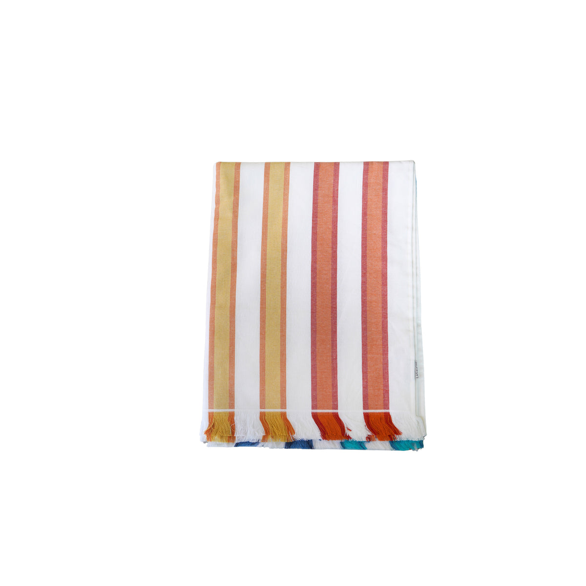 Strandtuch Streifen bunt, 100x180 cm – zuckerbunt