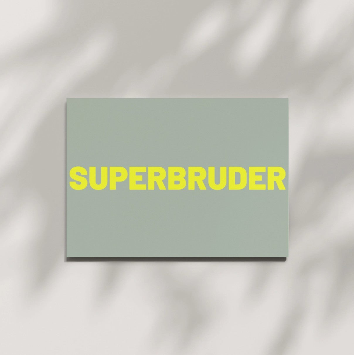 Postkarte - SUPERBRUDER