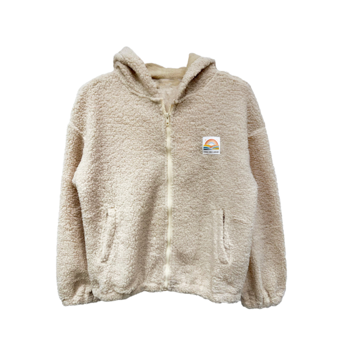 Teddyjacke beige