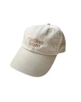 Cap mit Stick zuckerbunt vintage beige, One Size